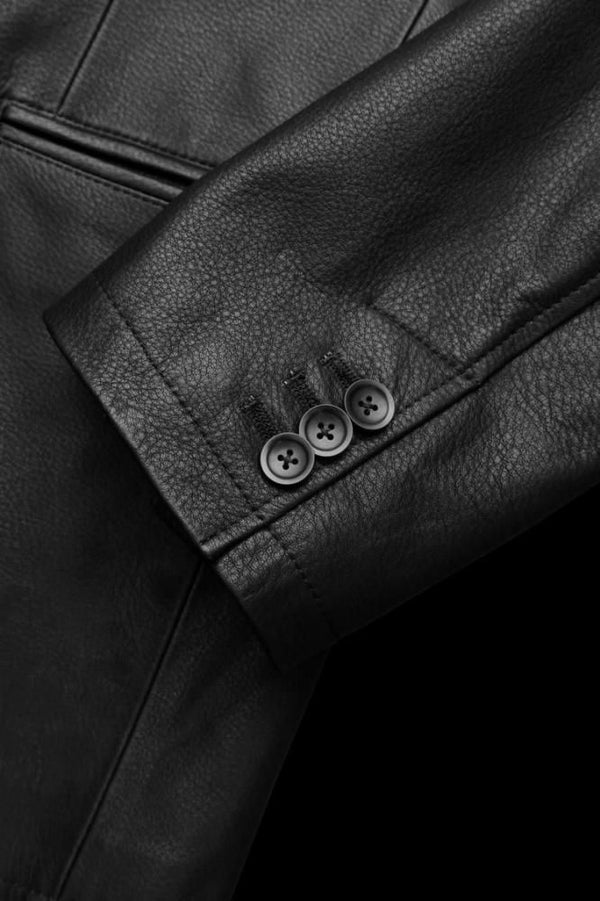 JAPAN STEER SOFT SHRINK DOUBLE-BREASTED JACKET
