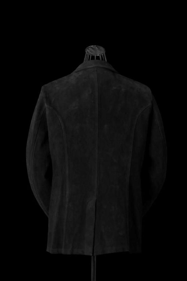 JAPANESE STEERHIDE VELOUR SUEDE COMBINATION TANNED GARMENT-DYED 6B JACKET