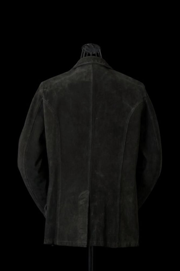 JAPANESE STEERHIDE VELOUR SUEDE COMBINATION TANNED GARMENT-DYED 6B JACKET