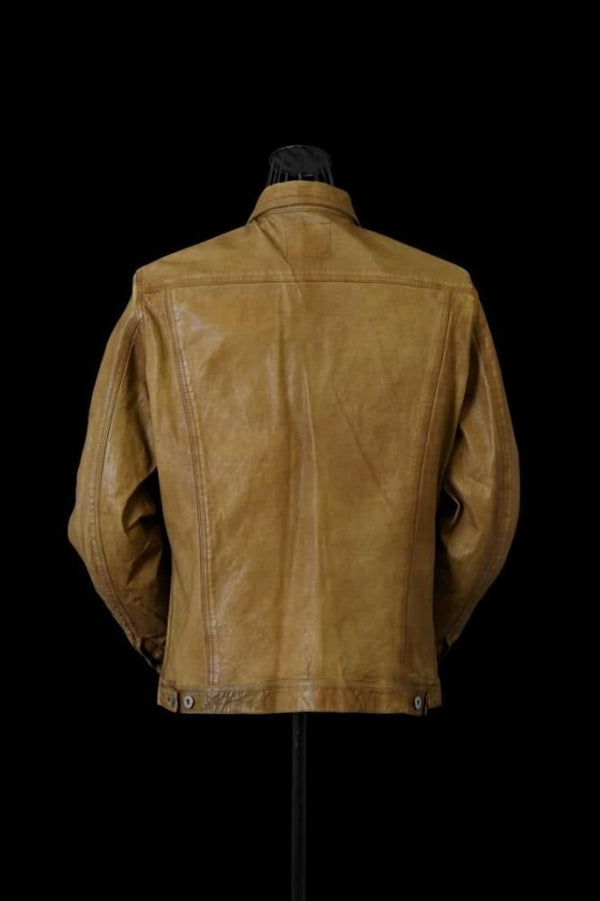 JAPAN CALF WET WHITE “GARMENT-LOGWOOD-DYED” 3RD. JACKET