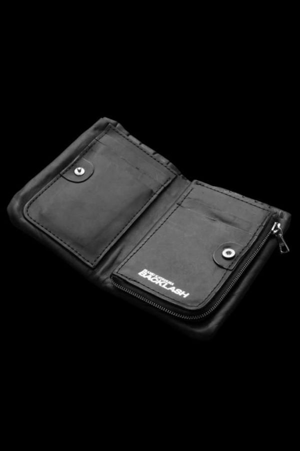 CROCODILE FRENCH SEAM COMPACT MULTI WALLET