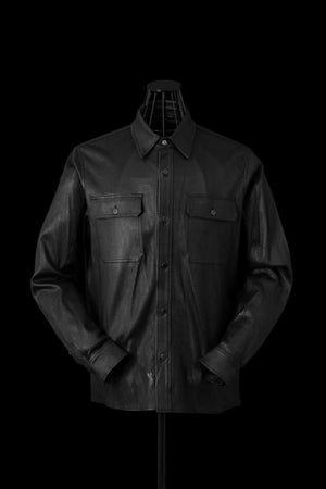 PUNCHING STRETCH DEERSKIN SHIRT