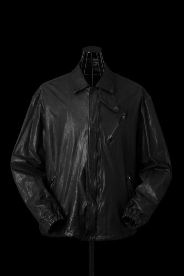 JAPAN STEER WHITE+MIMOSA/TANNED 0.6mm "GARMENT-DYED" BLOUSON