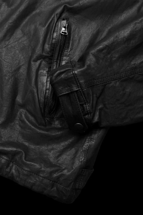 JAPAN STEER WHITE+MIMOSA/TANNED 0.6mm "GARMENT-DYED" BLOUSON