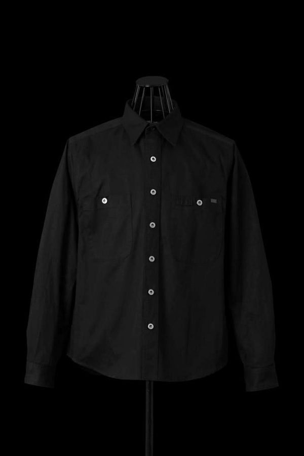HIGH DENSITY CHINO WORK SHIRT L/S “BACKLASH TYO JPN. EMB”