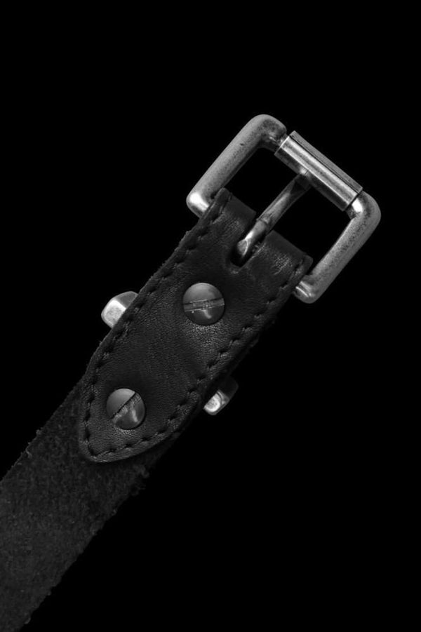 JP SHOULDER GARMENT-DYED ROLLER-BUCKLE BELT [25mm]