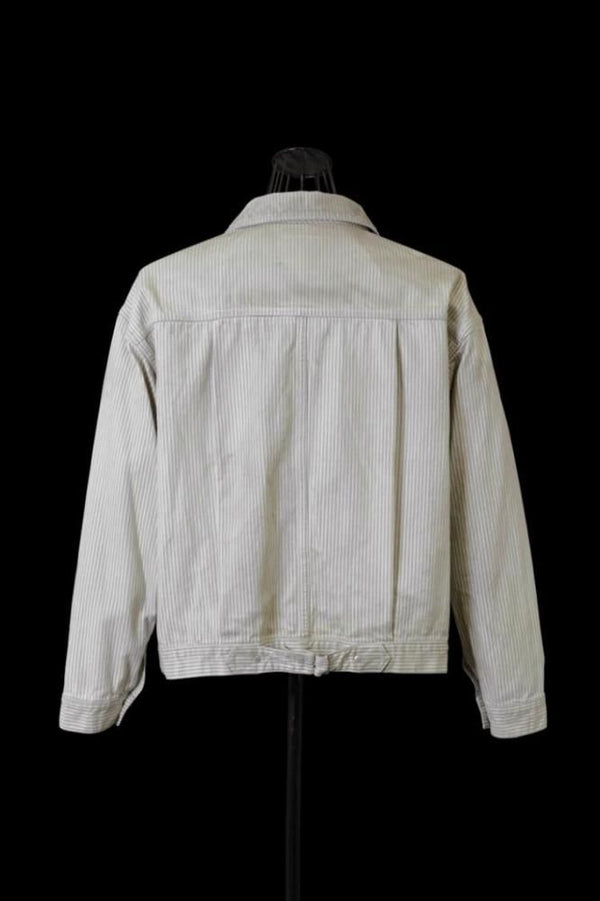 HICKORY STRIPE 1st TYPE JACKET “GARMENT-BLEACH BEIGE”