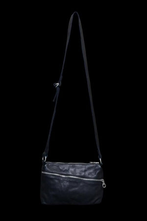 DOUBLE SHOULDER GARMENT-DYED MINI SHOULDER BAG