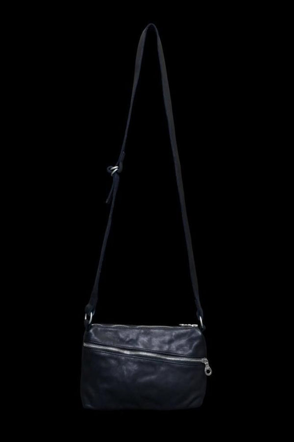 DOUBLE SHOULDER GARMENT-DYED MINI SHOULDER BAG