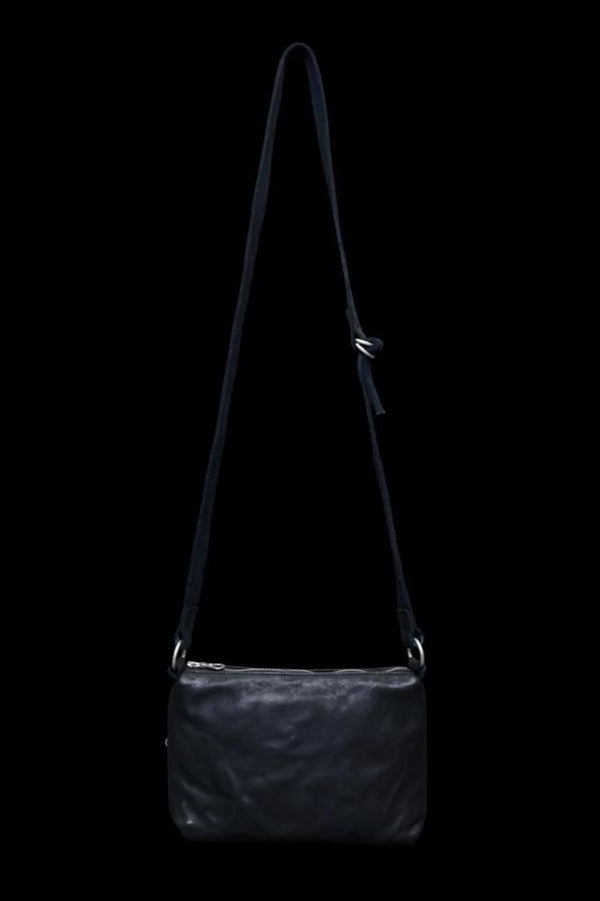 DOUBLE SHOULDER GARMENT-DYED MINI SHOULDER BAG