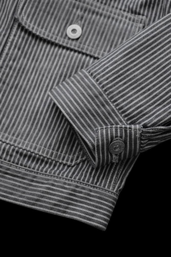 HICKORY STRIPE 1st TYPE JACKET “GARMENT-DYED GRAY”