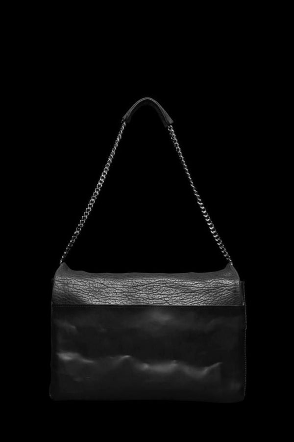 SEAL SKIN + JAPANESE STEER LARGE CHAIN BAG