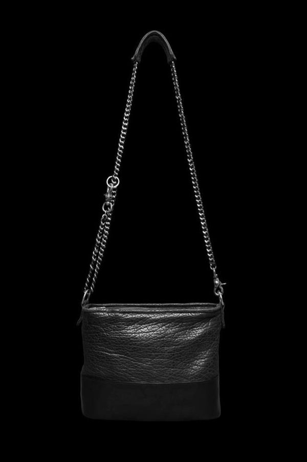 SEAL SKIN + JAPANESE STEERHIDE MEDIUM CHAIN BAG