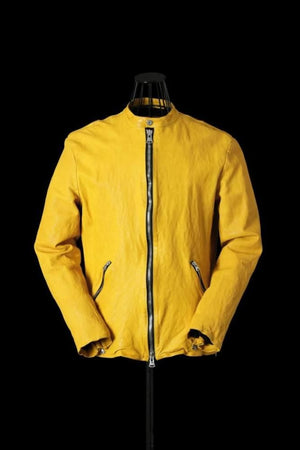JAPAN CALF NATURAL DYED “GARMENT-WASH” SINGLE RIDERS