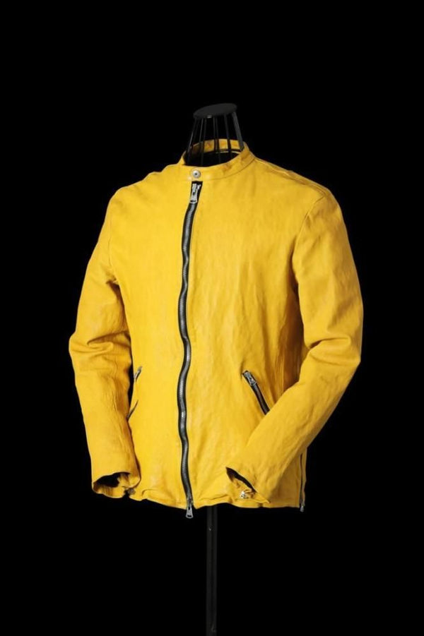JAPAN CALF NATURAL DYED “GARMENT-WASH” SINGLE RIDERS