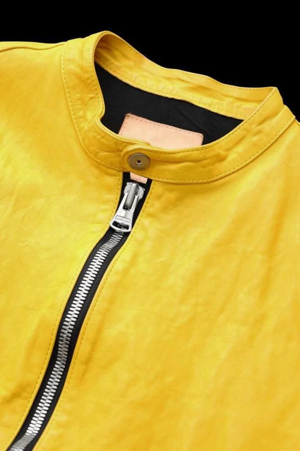JAPAN CALF NATURAL DYED “GARMENT-WASH” SINGLE RIDERS