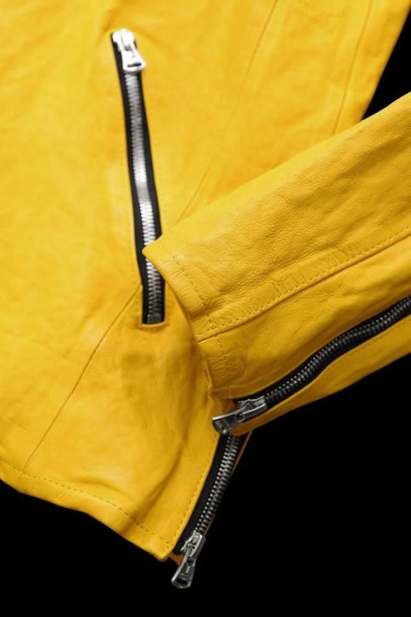 JAPAN CALF NATURAL DYED “GARMENT-WASH” SINGLE RIDERS
