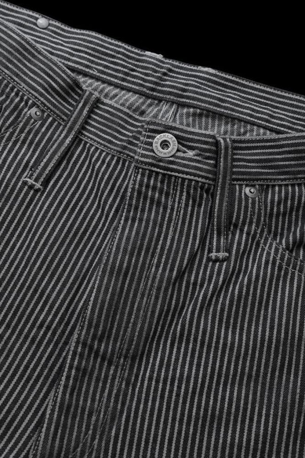 HICKORY STRIPE AUTHENTIC STRAIGHT PANTS "GARMENT-DYED"