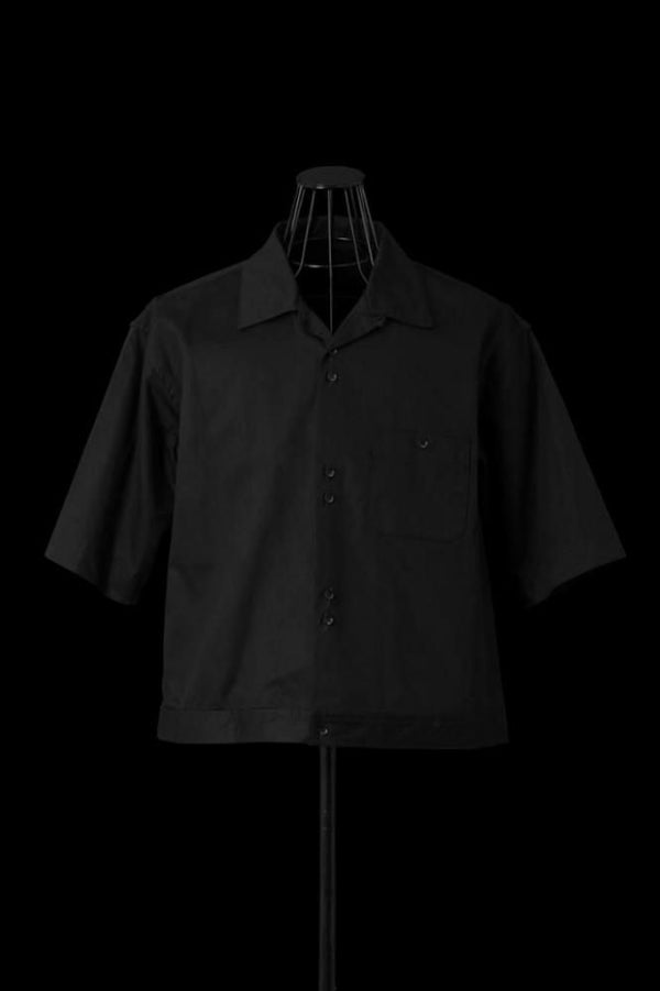 HIGH DENSITY CHINO OPEN COLLAR SHIRT H/S "BACKLASH TYO JPN. EMB"