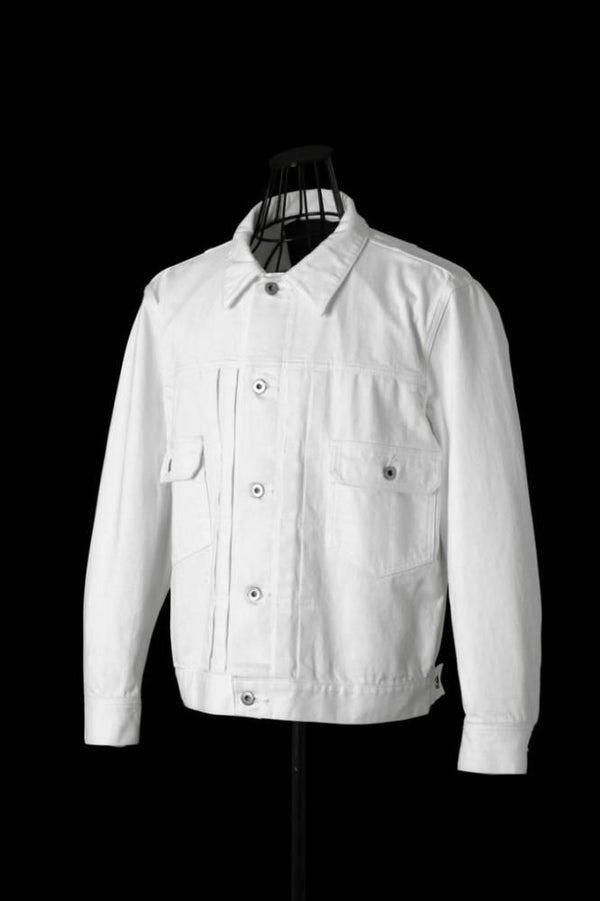 THE DENIM STRETCH SELVEDGE DENIM 2ND JACKET "ONE WASH. WHITE"
