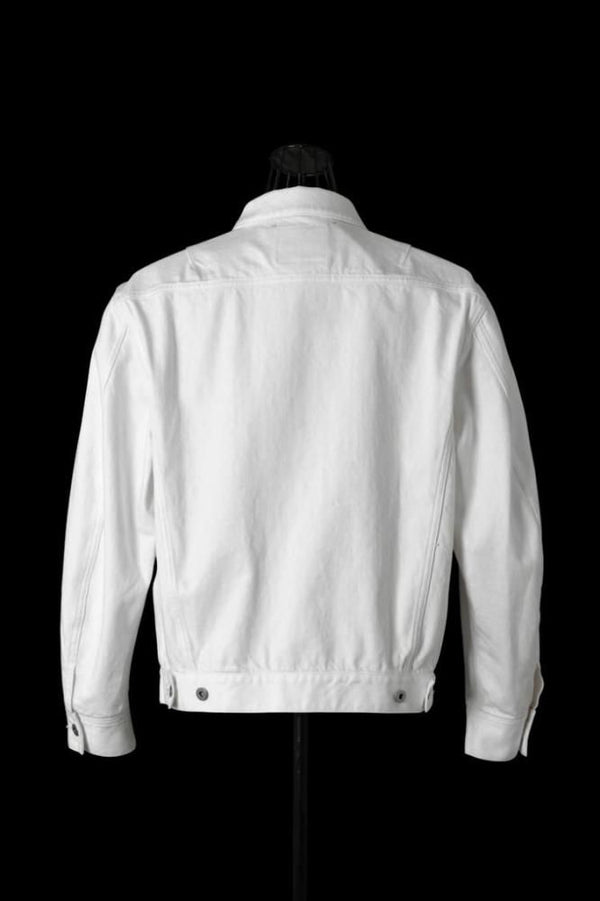 THE DENIM STRETCH SELVEDGE DENIM 2ND JACKET "ONE WASH. WHITE"