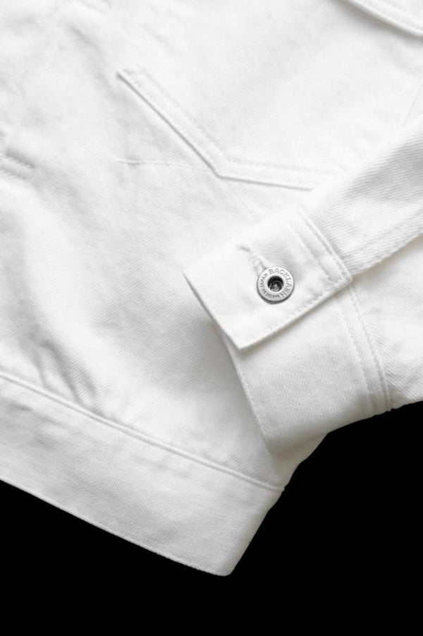 THE DENIM STRETCH SELVEDGE DENIM 2ND JACKET "ONE WASH. WHITE"