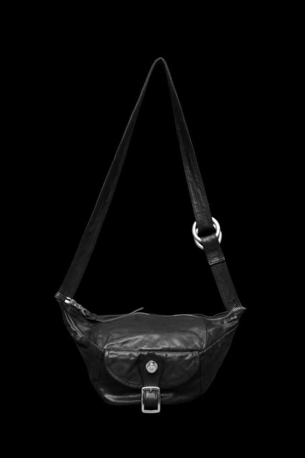 ITALY SHOULDER GARMENT-DYED WAIST/BODY BAG