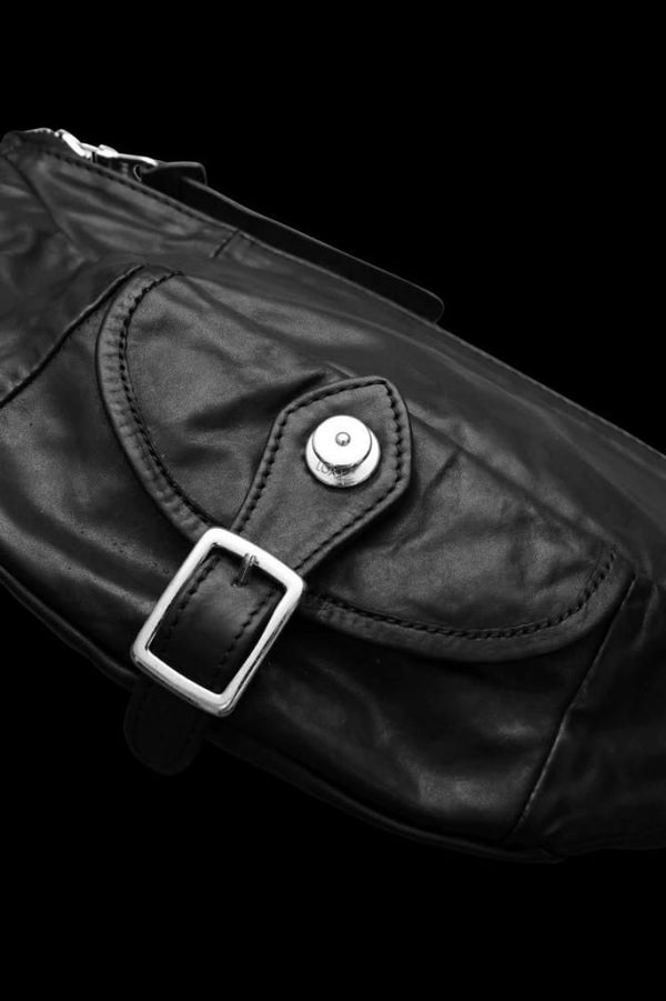 ITALY SHOULDER GARMENT-DYED WAIST/BODY BAG