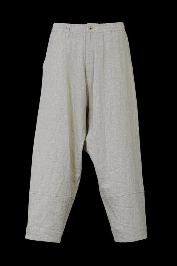 RAMIE-LINEN CANVAS KARATE PANTS