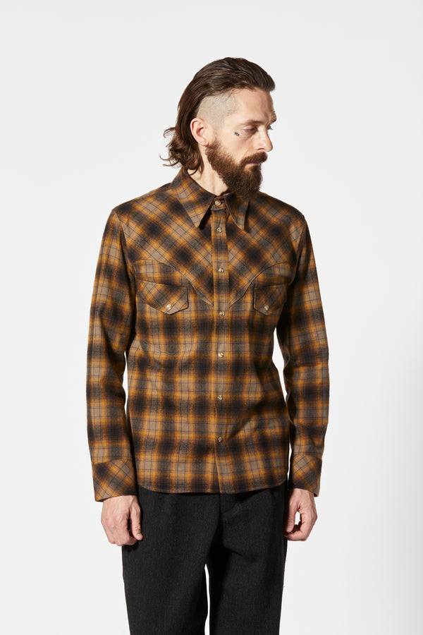 SOFT BRUSHED COTTON SHAGGY CHECK WESTERN SHIRT ※オーダー残金お支払い用特設ページ