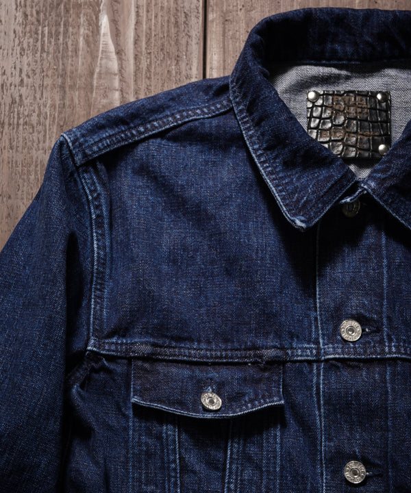xx FULLCOUNT THE LINE DENIM JACKET / 13.7oz ORIGINAL SELVEDGE DENIM + SILVER 925