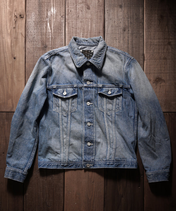 xx FULLCOUNT THE LINE DENIM JACKET / 13.7oz ORIGINAL SELVEDGE DENIM + SILVER 925