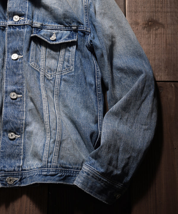 xx FULLCOUNT THE LINE DENIM JACKET / 13.7oz ORIGINAL SELVEDGE DENIM + SILVER 925