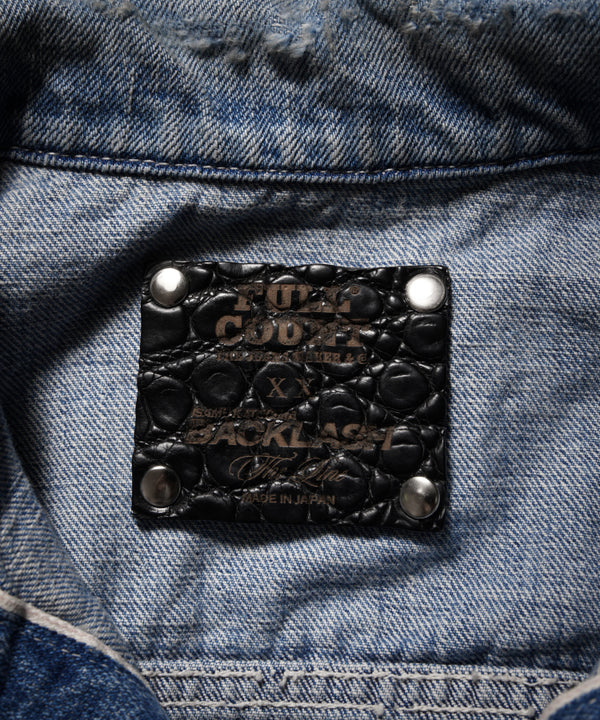 xx FULLCOUNT THE LINE DENIM JACKET / 13.7oz ORIGINAL SELVEDGE DENIM + SILVER 925