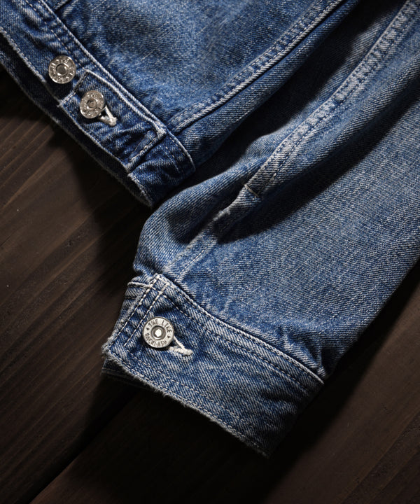 xx FULLCOUNT THE LINE DENIM JACKET / 13.7oz ORIGINAL SELVEDGE DENIM + SILVER 925