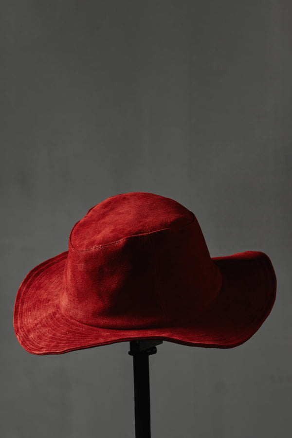 XX Yohji Yamamoto JAPAN HORSE GARMENT-WASH HAND-WAX TENGALLON HAT