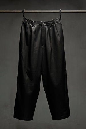 XX Yohji Yamamoto JAPAN STEER SOFT SHRINK 6 TUCK PANTS