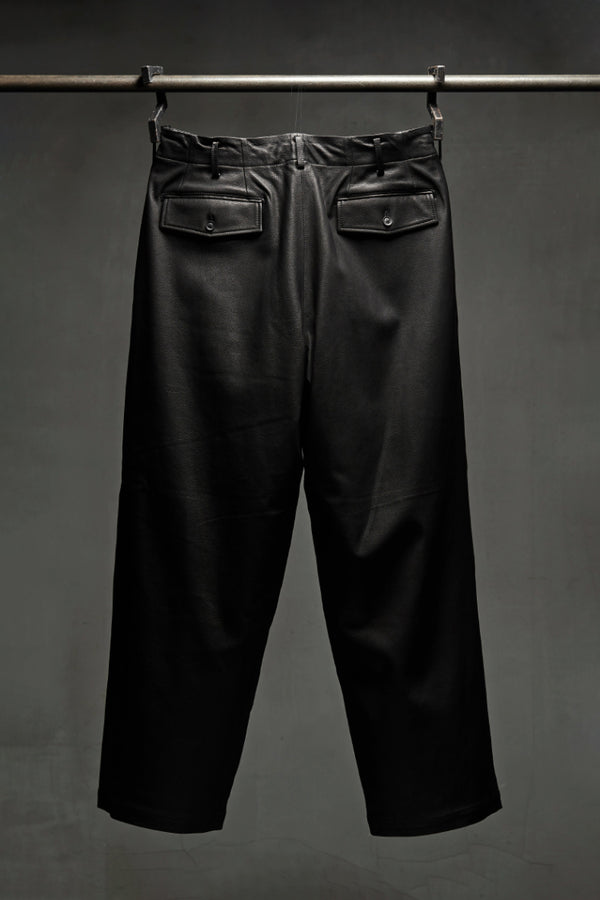 XX Yohji Yamamoto JAPAN STEER SOFT SHRINK 6 TUCK PANTS