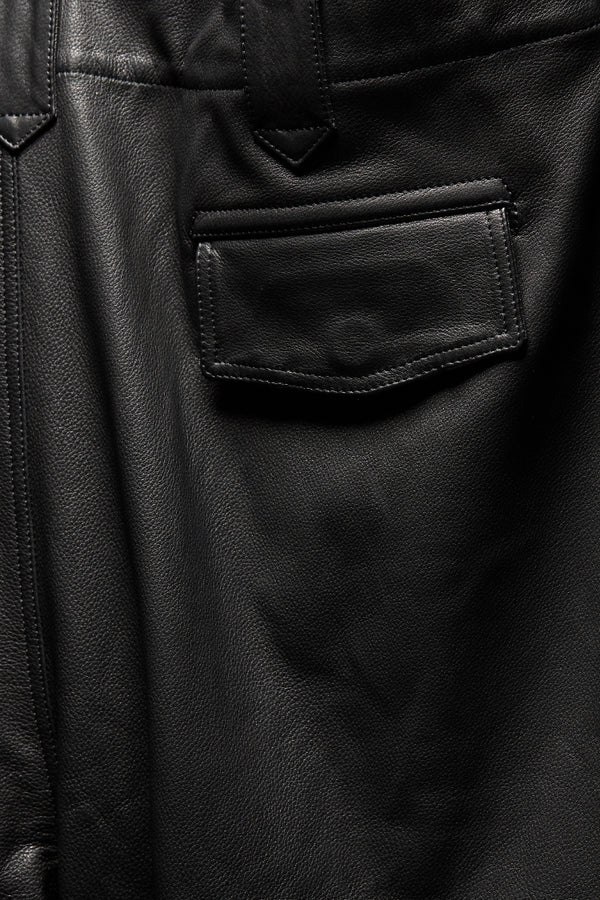 XX Yohji Yamamoto JAPAN STEER SOFT SHRINK 6 TUCK PANTS