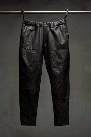 XX Yohji Yamamoto JAPAN STEER WHITE+MIMOSA/TANNED “GARMENT-DYED+USED-PROCESSED” WORK PANTS