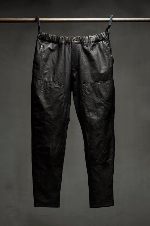 XX Yohji Yamamoto JAPAN STEER WHITE+MIMOSA/TANNED “GARMENT-DYED+USED-PROCESSED” WORK PANTS