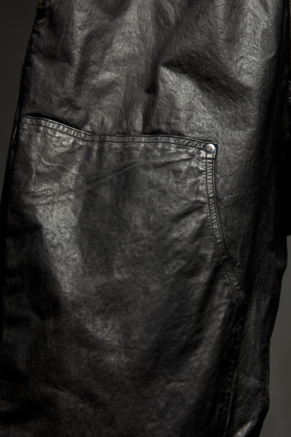 XX Yohji Yamamoto JAPAN STEER WHITE+MIMOSA/TANNED “GARMENT-DYED+USED-PROCESSED” WORK PANTS