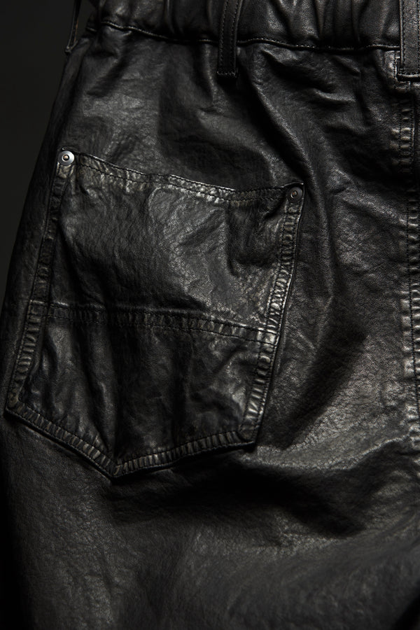 XX Yohji Yamamoto JAPAN STEER WHITE+MIMOSA/TANNED “GARMENT-DYED+USED-PROCESSED” WORK PANTS