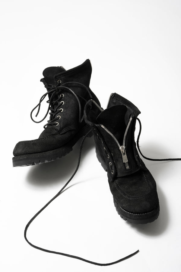 xx GUIDI MOC ZIPPER UNIT Back Zip Race Up BOOTS / HORSE REVERSE+Vibram Sole