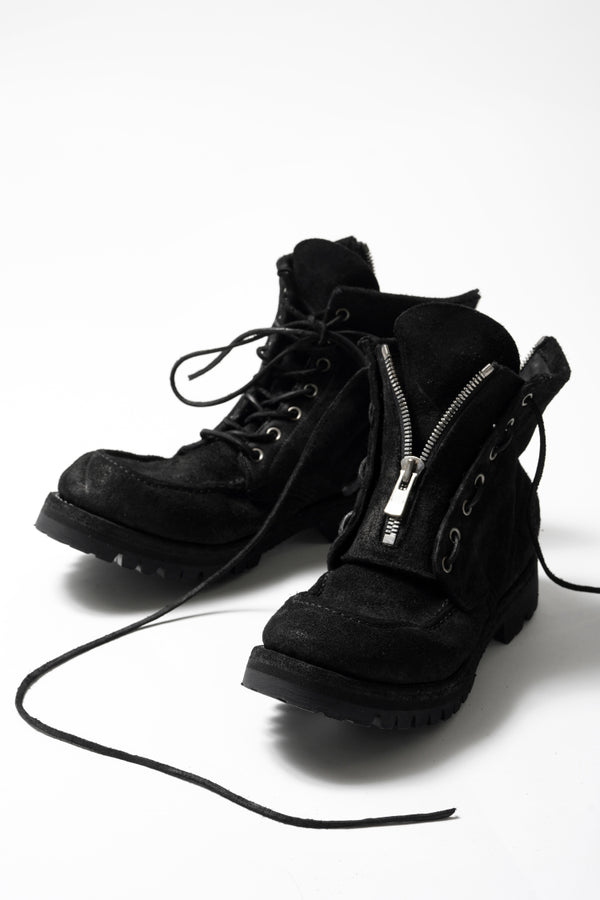 xx GUIDI MOC ZIPPER UNIT Back Zip Race Up BOOTS / HORSE REVERSE+Vibram Sole