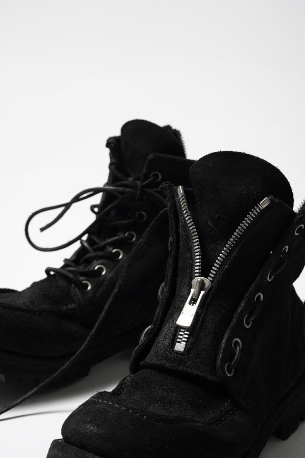 xx GUIDI MOC ZIPPER UNIT Back Zip Race Up BOOTS / HORSE REVERSE+Vibram Sole