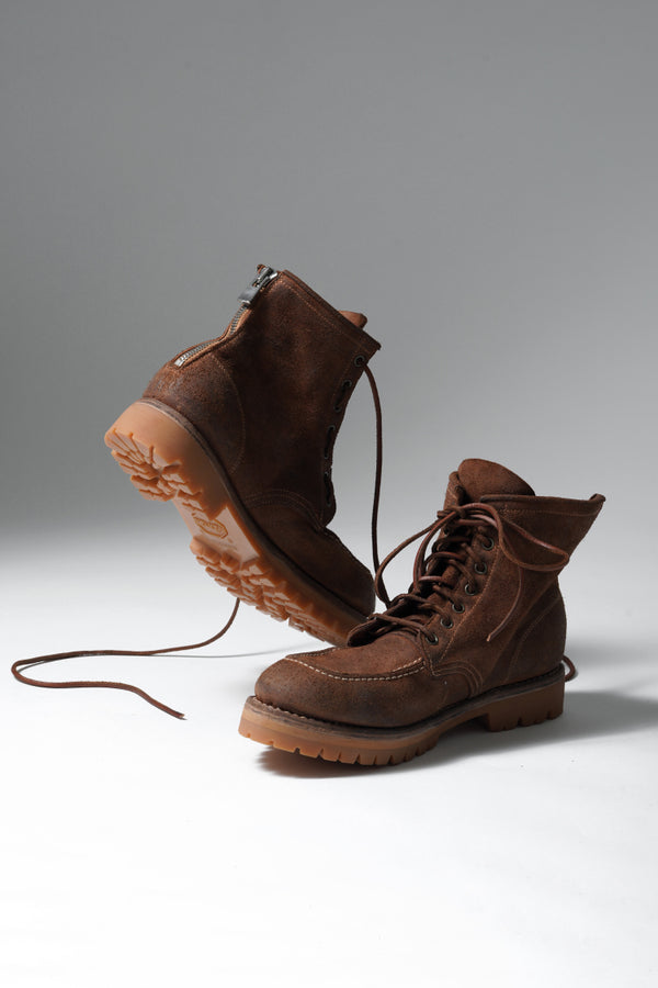 xx GUIDI MOC ZIPPER UNIT Back Zip Race Up BOOTS / HORSE REVERSE+Vibram Sole