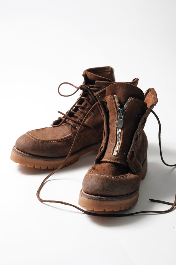xx GUIDI MOC ZIPPER UNIT Back Zip Race Up BOOTS / HORSE REVERSE+Vibram Sole