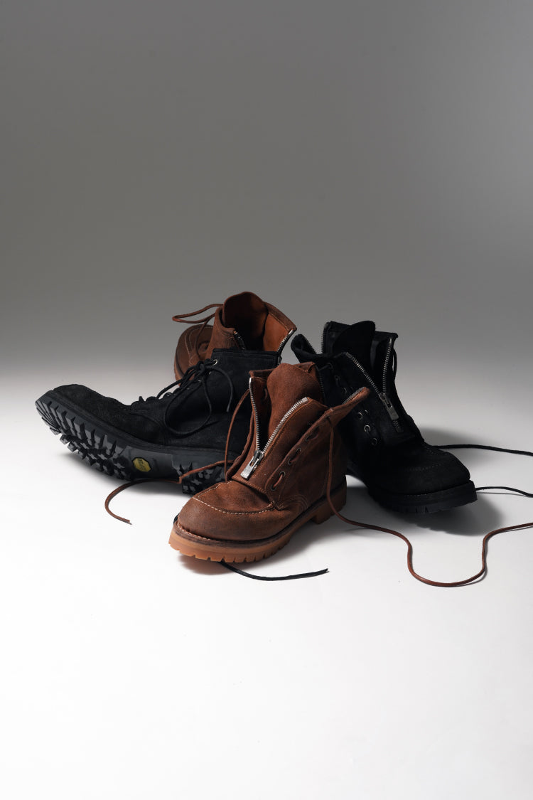 未使用品BACKLASHバックラッシュGUIDIキャスケットBACK BONE xx GUIDI MOC ZIPPER UNIT Back Zip Race Up BOOTS / HORSE REVERSE+