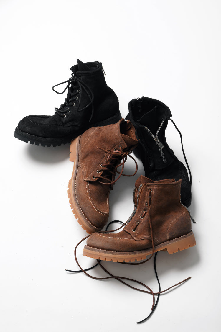 xx GUIDI MOC ZIPPER UNIT Back Zip Race Up BOOTS / HORSE REVERSE+